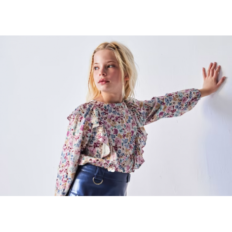 BLUSA JUNIOR NIÑA REF 7177 MULTICOLOR