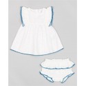 VESTIDO ZIPPY REF 23011 BLANCO