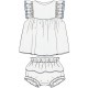 VESTIDO ZIPPY REF 23011 BLANCO
