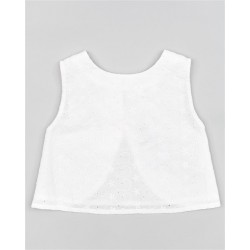 BLUSA OJALILLO ZIPPY REF 23015 BLANCO
