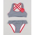 VESTIDO DE BAÑO ZIPPY REF 23012 MARINO-ROJO