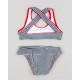 VESTIDO DE BAÑO ZIPPY REF 23012 MARINO-ROJO