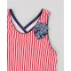 VESTIDO DE BAÑO ZIPPY REF 23011 ROJO