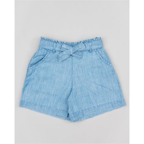 SHORT ZIPPY NIÑA CHAMBRAY REF 23010