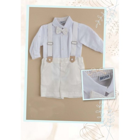 CONJUNTO BORDINO NIÑO REF 1283 CRUDO