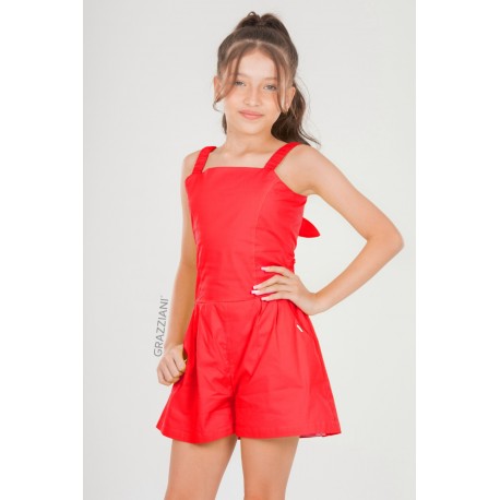 ENTERIZO NIÑA REF 7142 ROJO