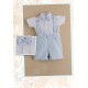 CONJUNTO BORDINO NIÑO REF 1284 BLANCO