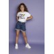SHORT NIÑA REF  8937 DENIM MEDIO