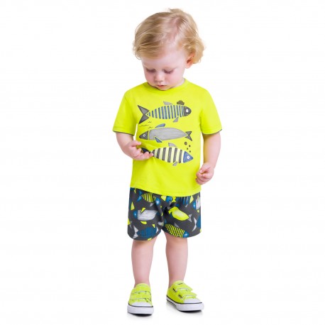 CONJUNTO KYLY NIÑO REF 112143 VERDE LIMA