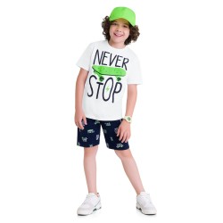 CONJUNTO KYLY NIÑO REF 112203 BLANCO