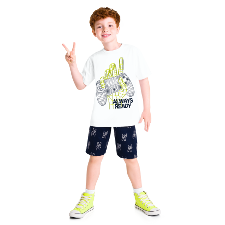 CONJUNTO NIÑO KYLY REF 112208 BLANCO