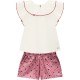 CONJUNTO MILON NIÑA REF 14960 ROJO