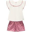 CONJUNTO MILON NIÑA REF 14960 ROJO