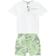 CONJUNTO MILON NIÑO REF 15053 BLANCO-VERDE