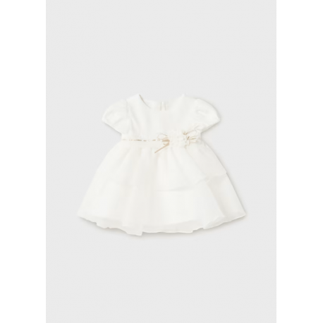 VESTIDO NIÑA REF 2857 CRUDO