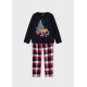 PIJAMA NAVIDAD NIÑA REF 4778 MARINO