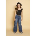 PANTALON RETRO CARGO REF 8964 MEDIO OSCURO