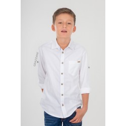 CAMISA MANGA LARGA REF 1084 BLANCA
