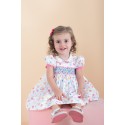 VESTIDO BORDINO NIÑA REF 6035 ESTAMPADO