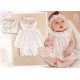 VESTIDO BORDINO NIÑA REF 5985 ESTAMPADO-ROSADO