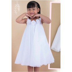 VESTIDO BORDINO REF 6023 BLANCO