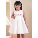 VESTIDO BORDINO REF 6018 CRUDO-ROSADO