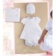 VESTIDO BORDINO NIÑA REF 6000 BLANCO