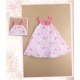 VESTIDO BORDINO NIÑA REF 6038 ROSADO
