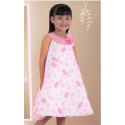 VESTIDO BORDINO NIÑA REF 6038 ROSADO
