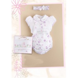 MAMELUCO BORDINO NIÑA REF 5997 LILA