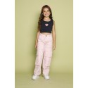 CROP TOP NIÑA REF 6266 AZUL OSCURO