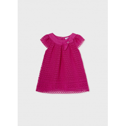 VESTIDO BABY NIÑA REF 1908 FUCSIA