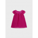 VESTIDO BABY NIÑA REF 1908 FUCSIA