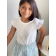 BLUSA NIÑA REF 316-1011 BLANCA