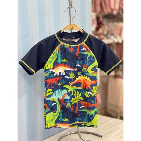 CAMISETA BAÑADOR REF 215-1036AL AZUL TORMENTA