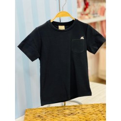 CAMISETA MILON NIÑO REF 14389 NEGRO