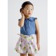 MAYORAL SHORT ESTAMPADO NIÑA REF 3275 MALVA