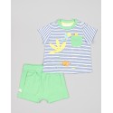 CONJUNTO NIÑO LOSAN REF 602-24013 VERDE CLARO