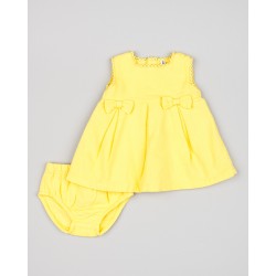 VESTIDO BABY NIÑA REF 501-24015 AMARILLO