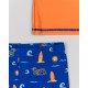 CONJUNTO PLAYERO NIÑO REF 602-24005 NARANJA