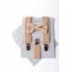 SET DE TIRANTAS BORDINO REF 1163 BEIGE