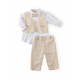 CONJUNTO BORDINO NIÑO REF 1363L BEIGE
