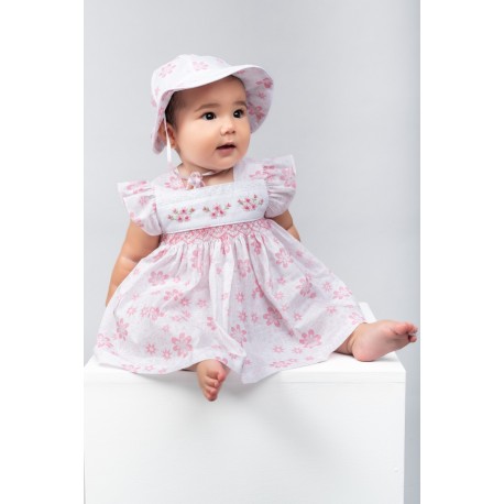 VESTIDO BORDINO NIÑA REF 6198  ESTAMPADO