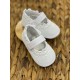 ZAPATO NIÑA REF 013 BLANCO FLORES