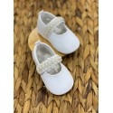 ZAPATO NIÑA REF 013 BLANCO PERLA