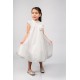 VESTIDO BORDINO NIÑA REF 6194 CRUDO