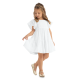VESTIDO NIÑA REF 15411 BLANCO