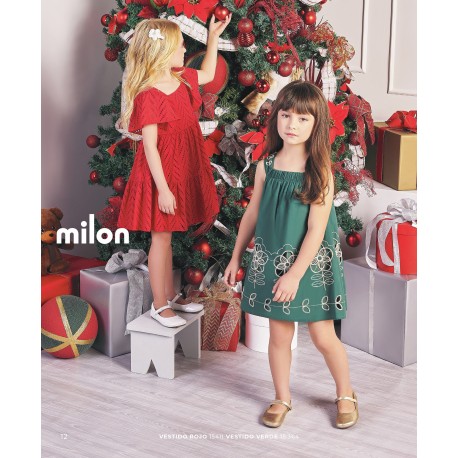 VESTIDO NIÑA REF 15411 ROJO