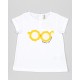 CAMISETA BABY NIÑA REF 303-24009 BLANCO
