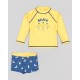 CONJUNTO BABY NIÑO PLAYERO REF 703-24005 AMARILLO